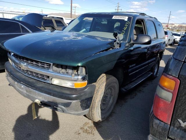 1GNEK13T31J157410 - 2001 CHEVROLET TAHOE K1500 GREEN photo 1