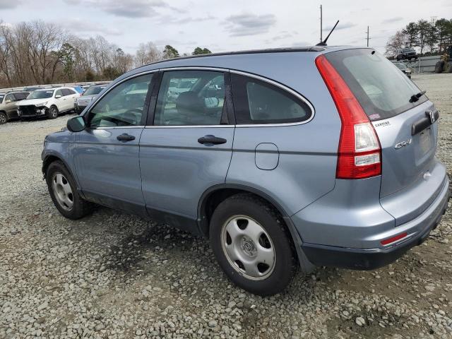 5J6RE3H34BL000118 - 2011 HONDA CR-V LX BLUE photo 2