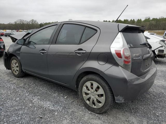 JTDKDTB34D1532776 - 2013 TOYOTA PRIUS C CHARCOAL photo 2