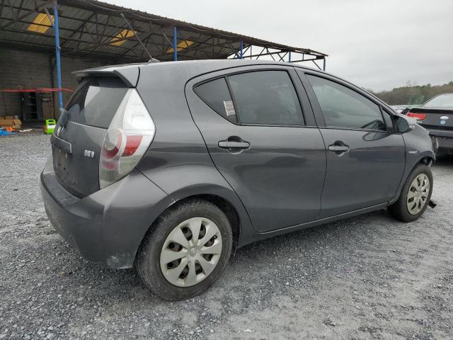 JTDKDTB34D1532776 - 2013 TOYOTA PRIUS C CHARCOAL photo 3