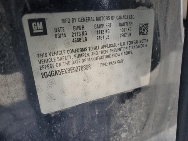 2G4GK5EX8E9278858 - 2014 BUICK REGAL 蓝色 照片 13