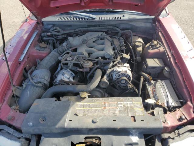 1FAFP4047YF134390 - 2000 FORD MUSTANG RED photo 11