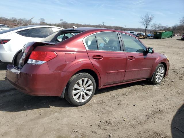 4S3BMBK68C3028027 - 2012 SUBARU LEGACY 2.5I LIMITED BURGUNDY photo 3