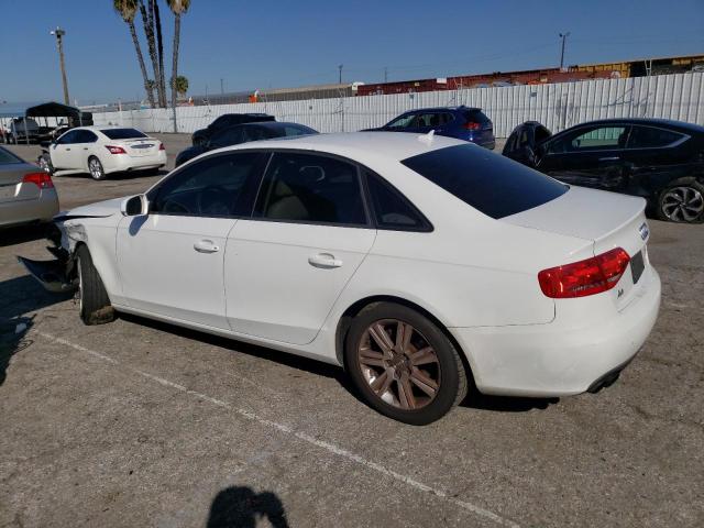 WAUAFAFL7AN012870 - 2010 AUDI A4 PREMIUM WHITE photo 2