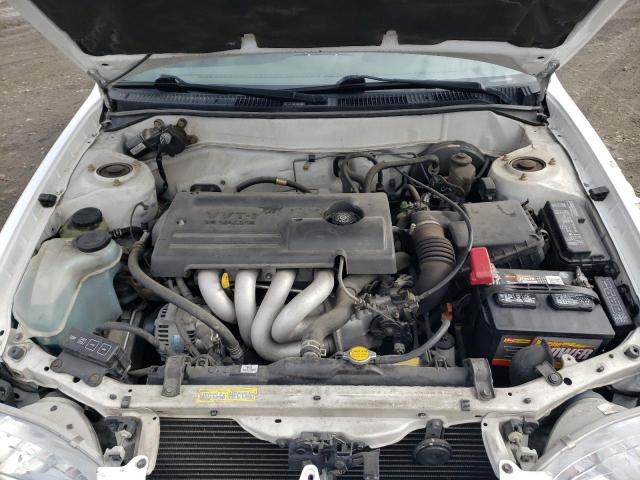 1NXBR12E8YZ369282 - 2000 TOYOTA COROLLA VE WHITE photo 11