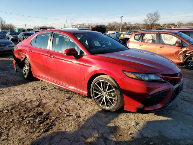 4T1G11AK4PU097672 - 2023 TOYOTA CAMRY SE NIGHT SHADE RED photo 4