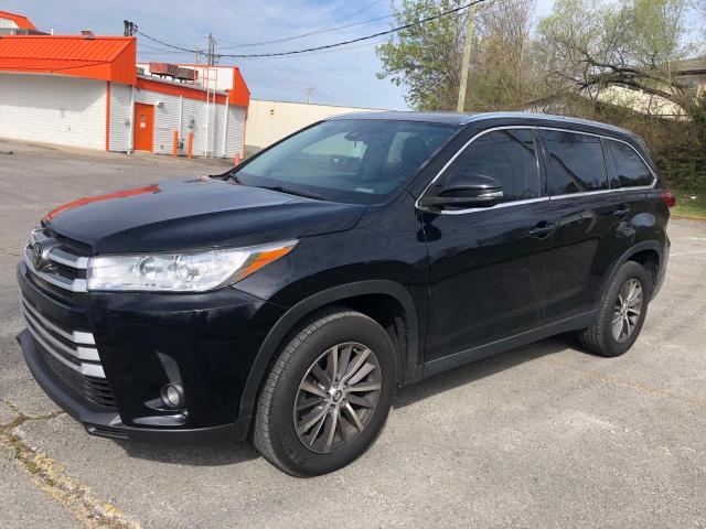 5TDKZRFH5KS556241 - 2019 TOYOTA HIGHLANDER SE BLACK photo 2