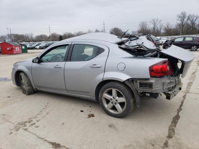 1C3CDZAB3DN564695 - 2013 DODGE AVENGER SE SILVER photo 2