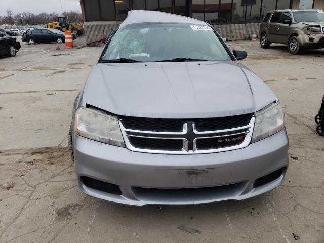 1C3CDZAB3DN564695 - 2013 DODGE AVENGER SE SILVER photo 5