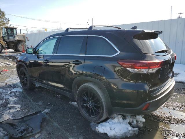 5TDJZRFH2KS726731 - 2019 TOYOTA HIGHLANDER SE BLACK photo 2