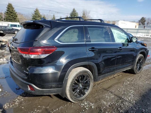 5TDJZRFH2KS726731 - 2019 TOYOTA HIGHLANDER SE BLACK photo 3