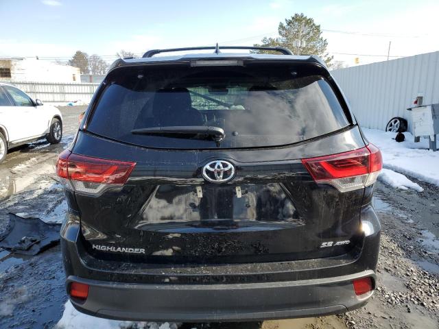 5TDJZRFH2KS726731 - 2019 TOYOTA HIGHLANDER SE BLACK photo 6