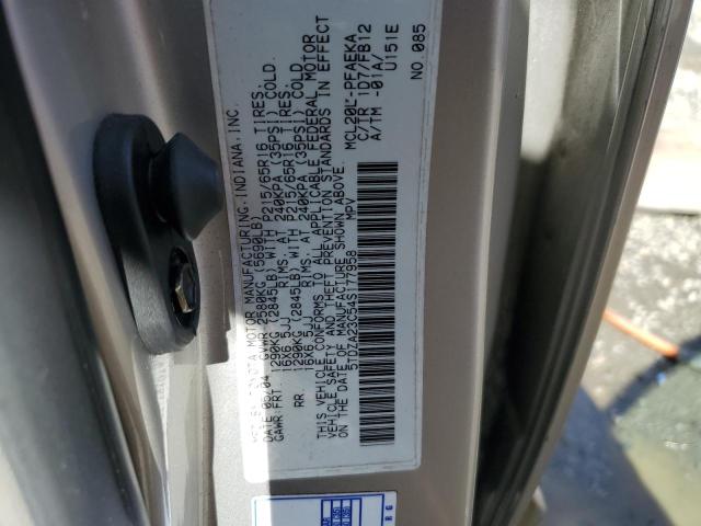 5TDZA23C54S177958 - 2004 TOYOTA SIENNA CE SILVER photo 13