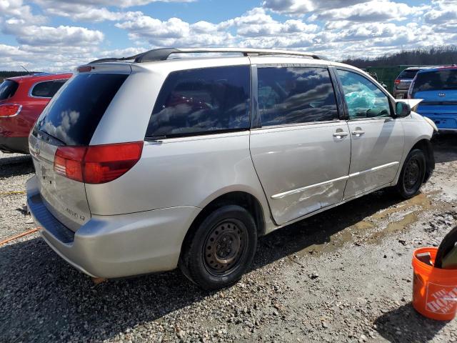 5TDZA23C54S177958 - 2004 TOYOTA SIENNA CE SILVER photo 3