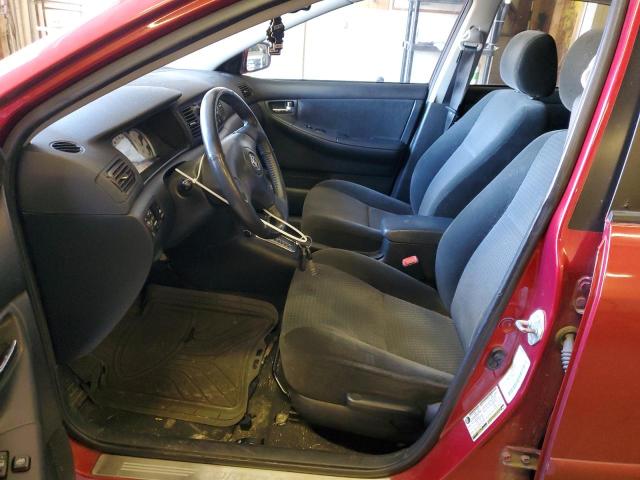 1NXBR32E15Z386786 - 2005 TOYOTA COROLLA CE RED photo 7