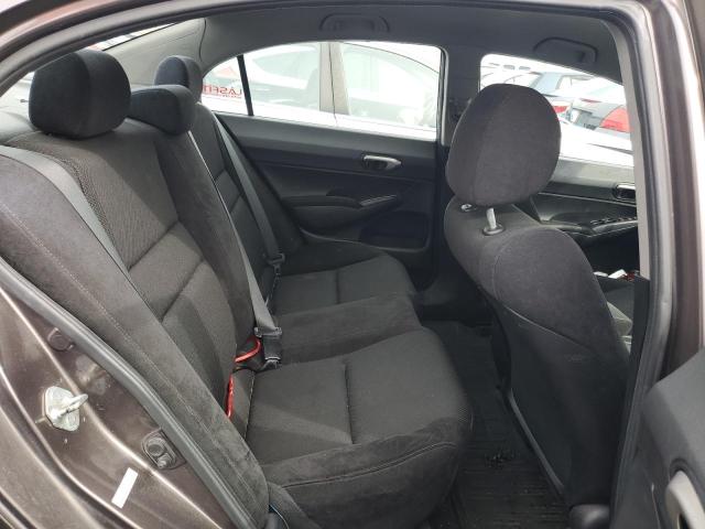 2HGFA1F67AH526441 - 2010 HONDA CIVIC LX-S Մոխրագույն լուսանկար 10