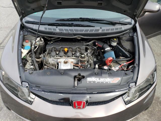 2HGFA1F67AH526441 - 2010 HONDA CIVIC LX-S Մոխրագույն լուսանկար 11