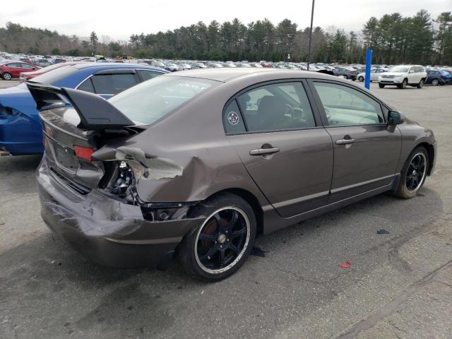 2HGFA1F67AH526441 - 2010 HONDA CIVIC LX-S Մոխրագույն լուսանկար 3