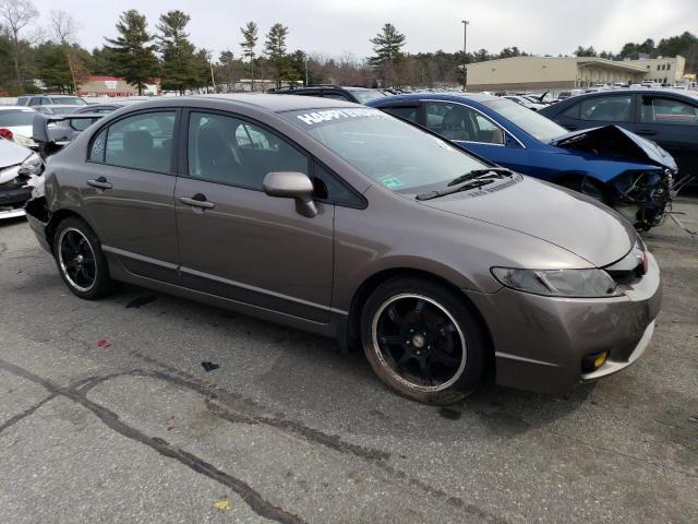 2HGFA1F67AH526441 - 2010 HONDA CIVIC LX-S Մոխրագույն լուսանկար 4