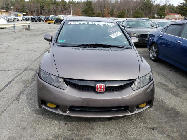 2HGFA1F67AH526441 - 2010 HONDA CIVIC LX-S Մոխրագույն լուսանկար 5