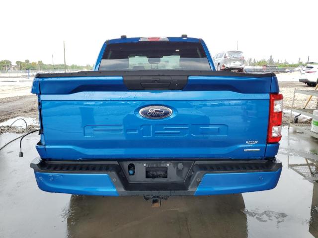 1FTEW1CP9MFB40506 - 2021 FORD F150 SUPERCREW BLUE photo 6