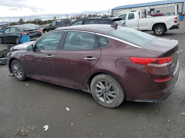 5XXGT4L38LG402547 - 2020 KIA OPTIMA LX BURGUNDY photo 2