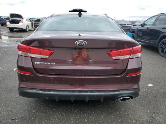 5XXGT4L38LG402547 - 2020 KIA OPTIMA LX BURGUNDY photo 6