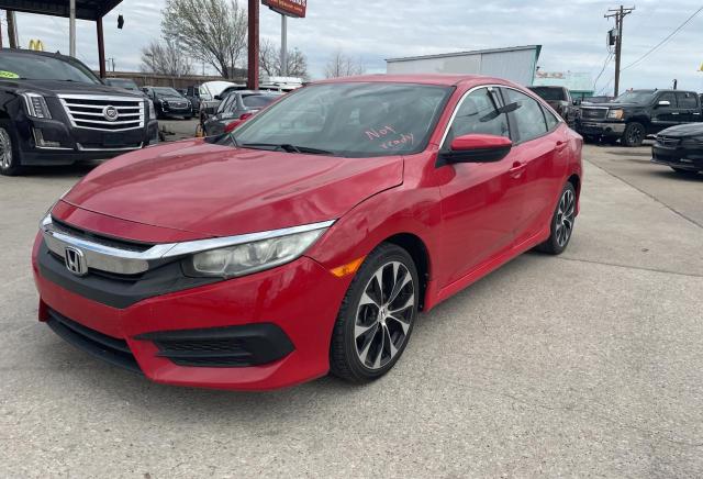 2HGFC2F54GH563544 - 2016 HONDA CIVIC LX RED photo 2