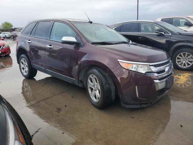 2FMDK3JC4BBB32620 - 2011 FORD EDGE SEL MAROON photo 4