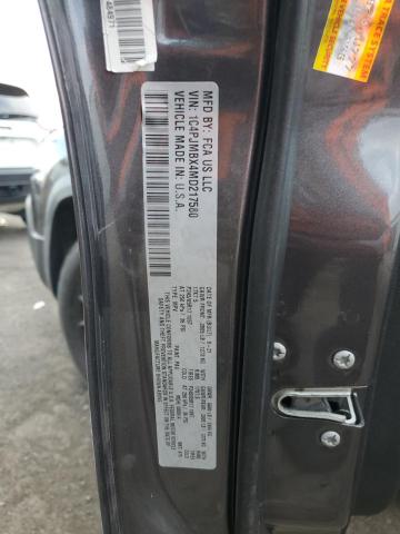 1C4PJMBX4MD217580 - 2021 JEEP CHEROKEE TRAILHAWK GRAY photo 12