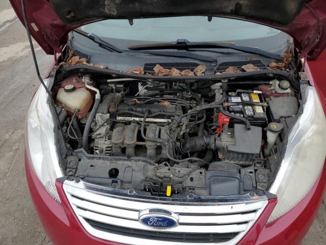 3FADP4BJ0BM233229 - 2011 FORD FIESTA SE BURGUNDY photo 11