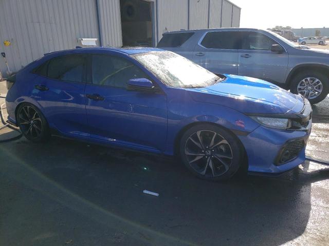 SHHFK7H93HU226271 - 2017 HONDA CIVIC SPORT TOURING Կապույտ լուսանկար 4