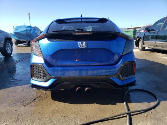 SHHFK7H93HU226271 - 2017 HONDA CIVIC SPORT TOURING Կապույտ լուսանկար 6