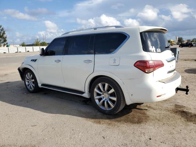 JN8AZ2NF5D9550366 - 2013 INFINITI QX56 WHITE photo 2