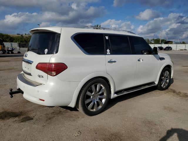 JN8AZ2NF5D9550366 - 2013 INFINITI QX56 WHITE photo 3