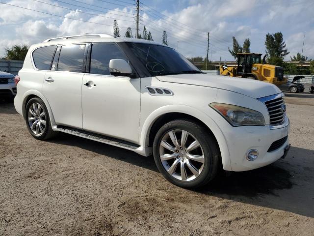 JN8AZ2NF5D9550366 - 2013 INFINITI QX56 WHITE photo 4