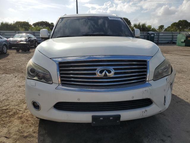 JN8AZ2NF5D9550366 - 2013 INFINITI QX56 WHITE photo 5