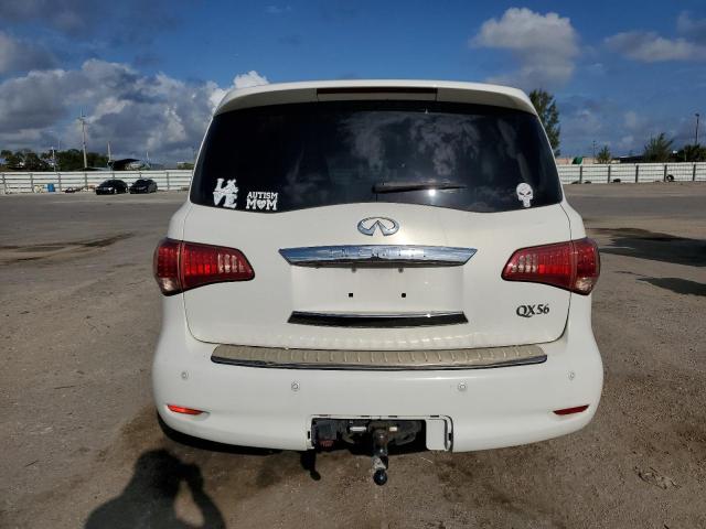 JN8AZ2NF5D9550366 - 2013 INFINITI QX56 WHITE photo 6