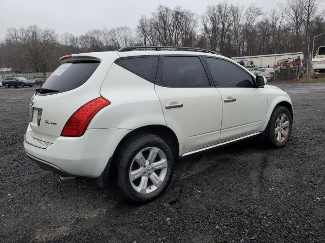 JN8AZ08W76W538451 - 2006 NISSAN MURANO SL WHITE photo 3