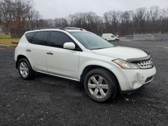 JN8AZ08W76W538451 - 2006 NISSAN MURANO SL WHITE photo 4