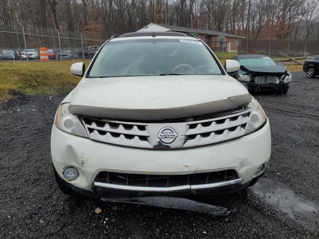 JN8AZ08W76W538451 - 2006 NISSAN MURANO SL WHITE photo 5