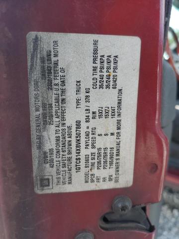 1GTCS14X8VK507860 - 1997 GMC SONOMA GRAY photo 13