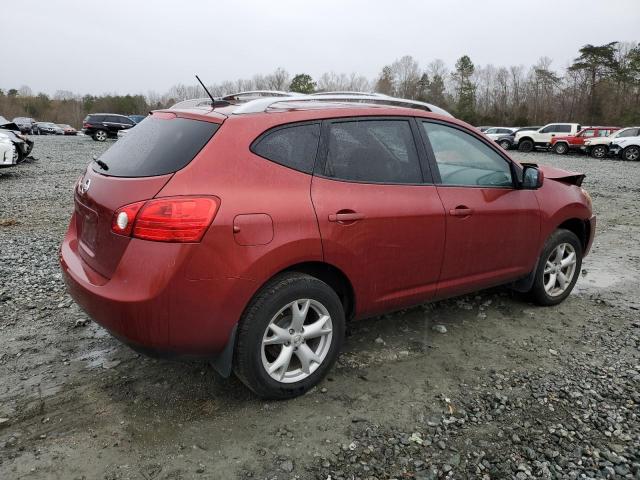 JN8AS58V88W116300 - 2008 NISSAN ROGUE S RED photo 3