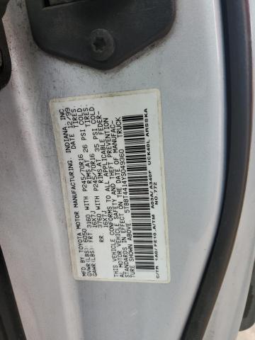 5TBBT4414YS049360 - 2000 TOYOTA TUNDRA ACCESS CAB ვერცხლისფერი ფოტო 12