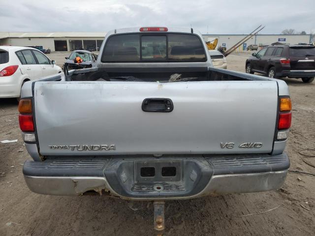 5TBBT4414YS049360 - 2000 TOYOTA TUNDRA ACCESS CAB ვერცხლისფერი ფოტო 6
