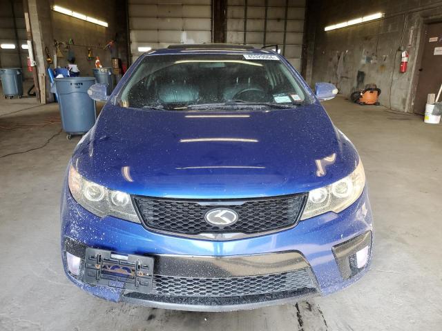 KNAFW6A30A5179162 - 2010 KIA FORTE SX BLUE photo 5