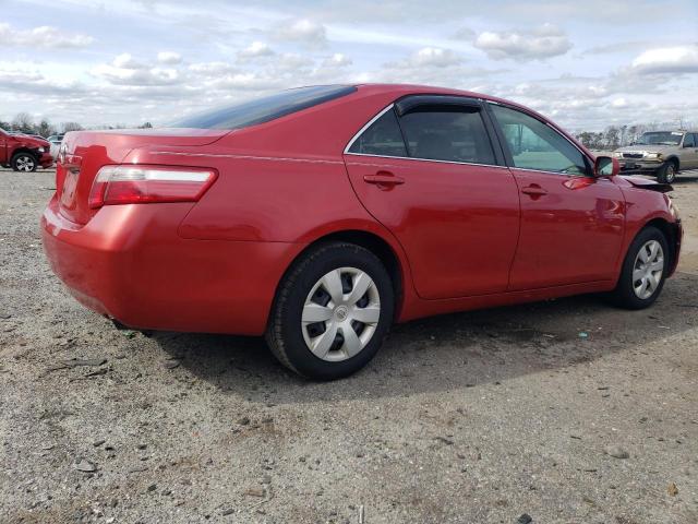 4T1BE46K77U013000 - 2007 TOYOTA CAMRY CE RED photo 3