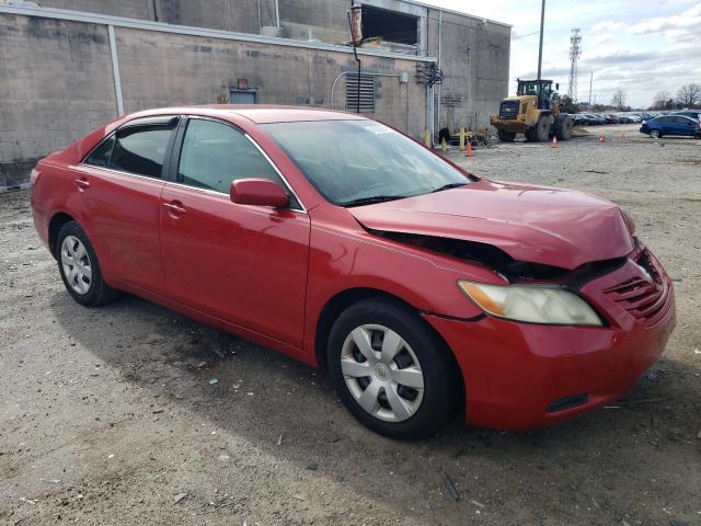 4T1BE46K77U013000 - 2007 TOYOTA CAMRY CE RED photo 4