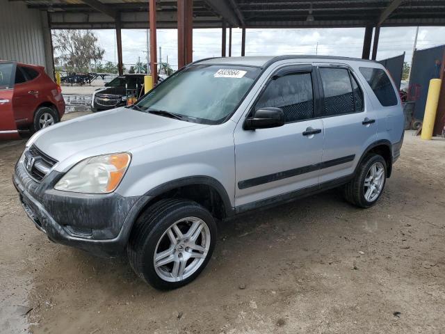 JHLRD68403C017103 - 2003 HONDA CR-V LX SILVER photo 1