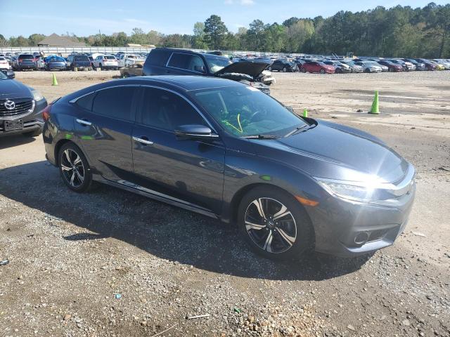 19XFC1F96GE038671 - 2016 HONDA CIVIC TOURING GRAY photo 4